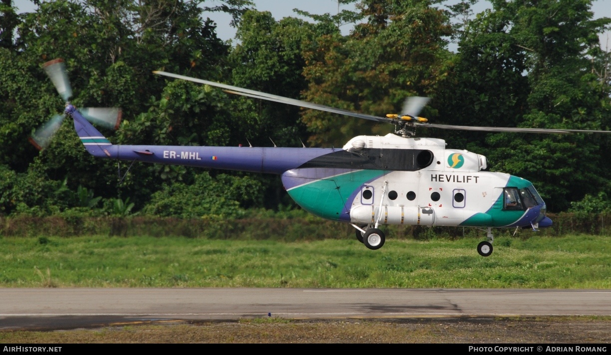 Aircraft Photo of ER-MHL | Mil Mi-8MTV | Hevilift | AirHistory.net #317483