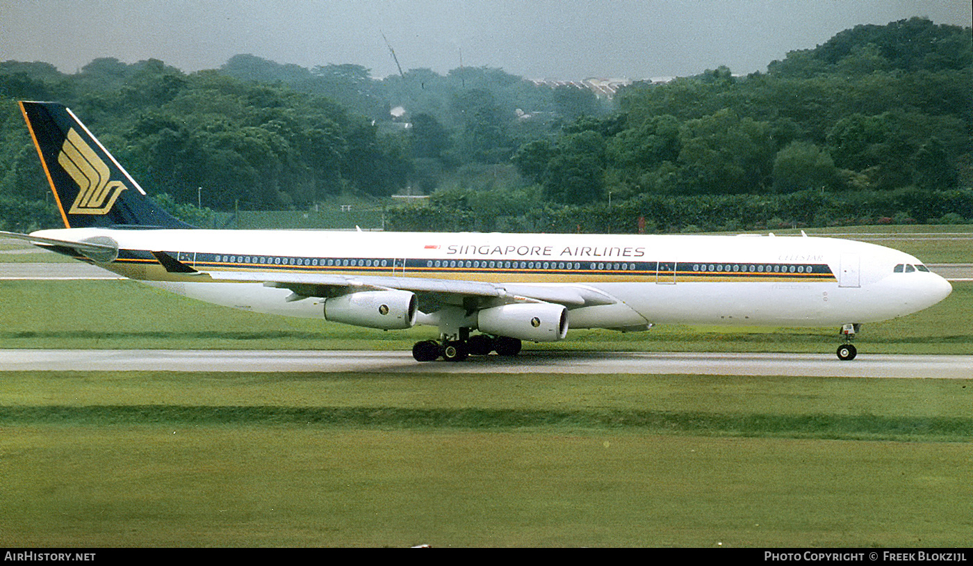 Aircraft Photo of 9V-SJB | Airbus A340-313 | Singapore Airlines | AirHistory.net #317496