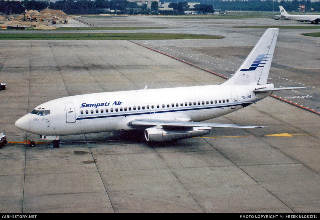 Aircraft Photo of PK-JHE | Boeing 737-281 | Sempati Air | AirHistory.net #317506