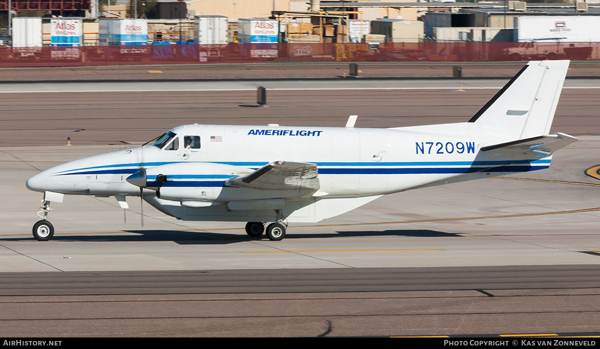 Aircraft Photo of N7209W | Beech C99 Airliner | Ameriflight | AirHistory.net #317511