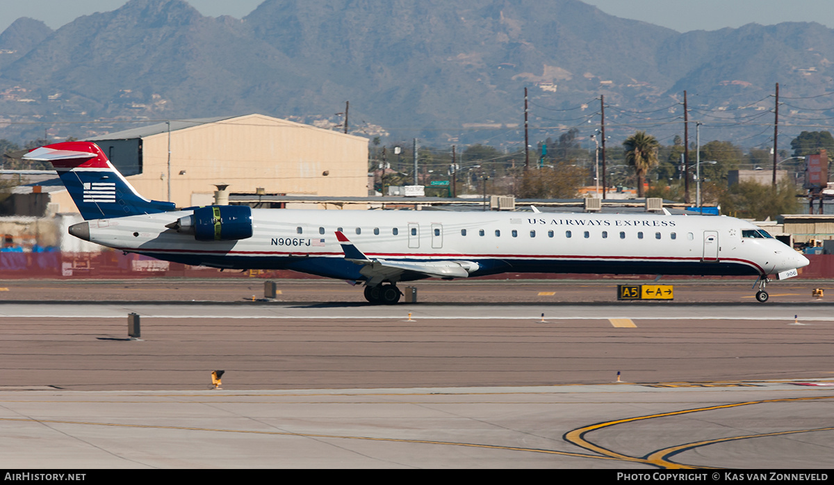 Aircraft Photo of N906FJ | Bombardier CRJ-900ER (CL-600-2D24) | US Airways Express | AirHistory.net #317512