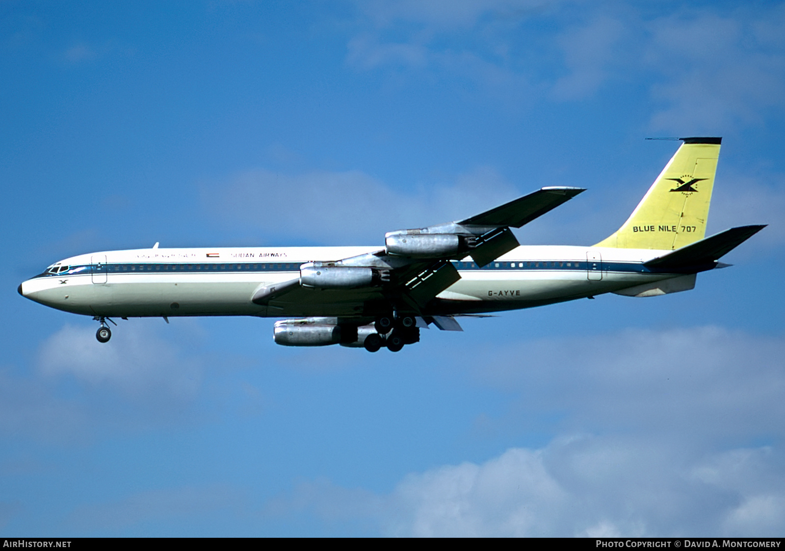 Aircraft Photo of G-AYVE | Boeing 707-321 | Sudan Airways | AirHistory.net #317517