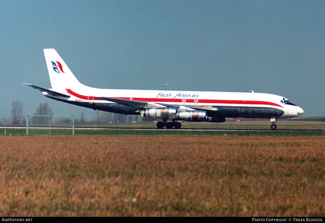 Aircraft Photo of 5N-ATY | Douglas DC-8-55(F) | Flash Airlines | AirHistory.net #317518