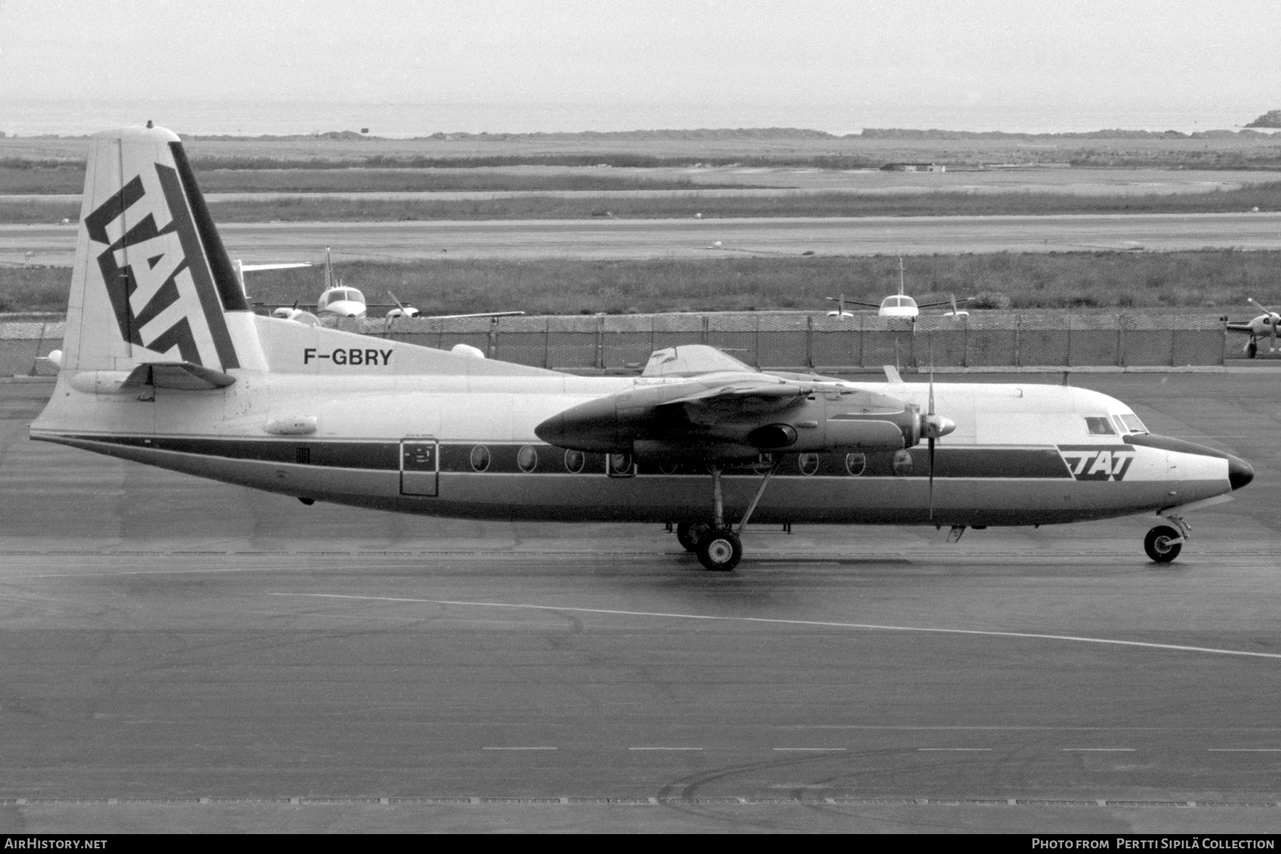 Aircraft Photo of F-GBRY | Fokker F27-200 Friendship | TAT - Touraine Air Transport | AirHistory.net #317522