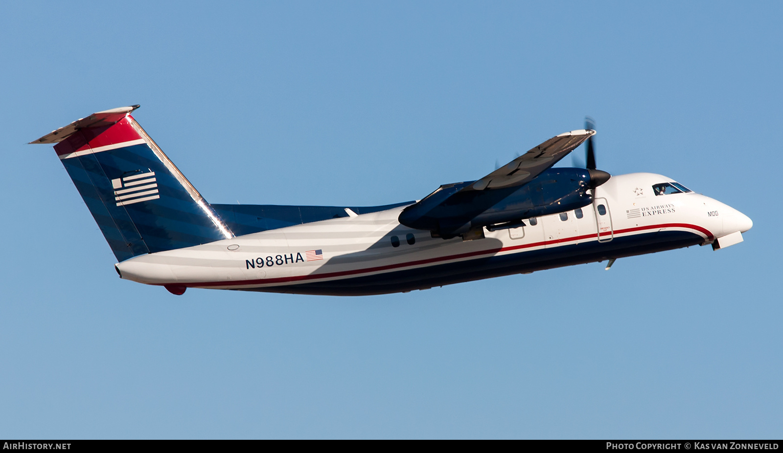 Aircraft Photo of N988HA | De Havilland Canada DHC-8-201 Dash 8 | US Airways Express | AirHistory.net #317527