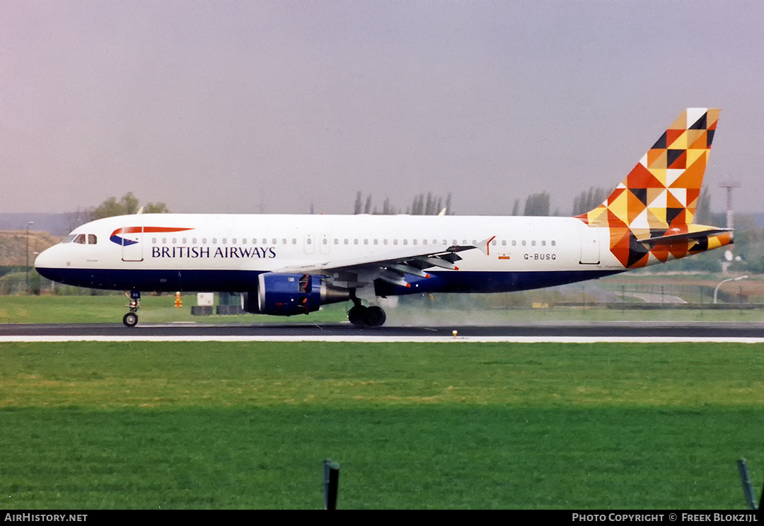 Aircraft Photo of G-BUSG | Airbus A320-211 | British Airways | AirHistory.net #317537