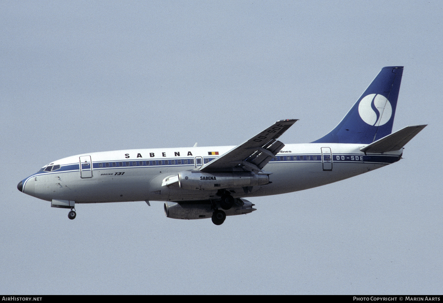 Aircraft Photo of OO-SDE | Boeing 737-229/Adv | Sabena | AirHistory.net #317591