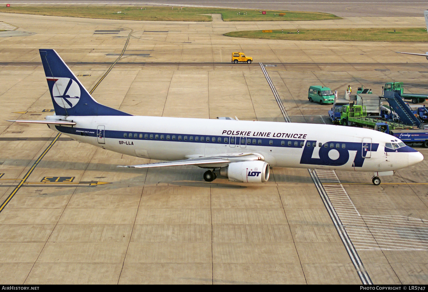 Aircraft Photo of SP-LLA | Boeing 737-45D | LOT Polish Airlines - Polskie Linie Lotnicze | AirHistory.net #317625