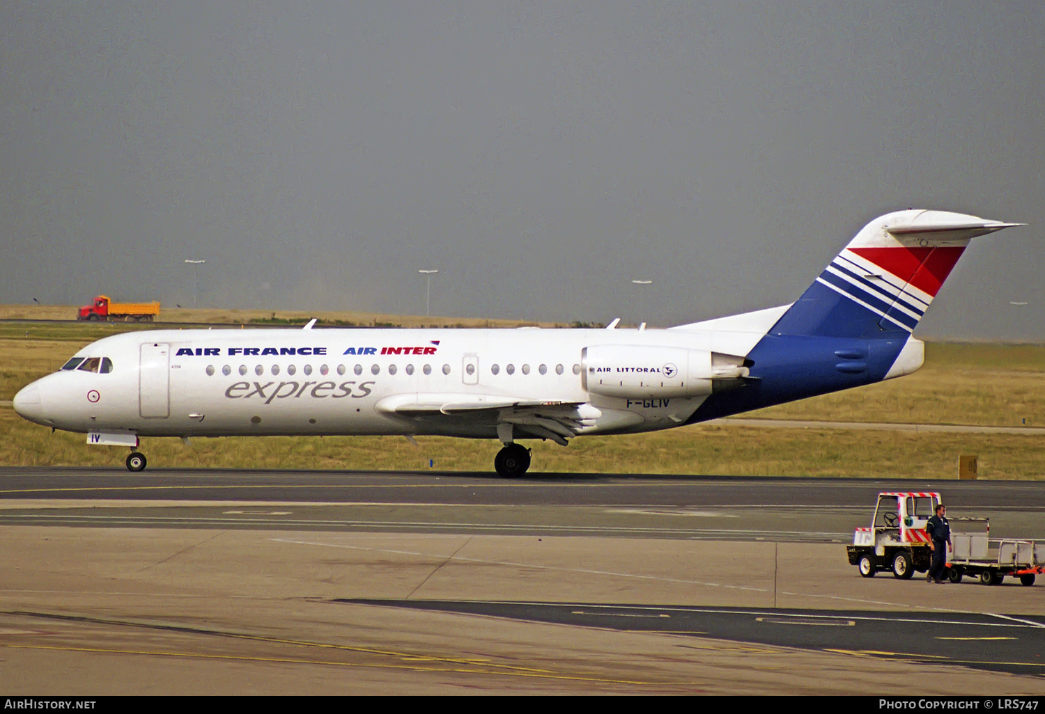 Aircraft Photo of F-GLIV | Fokker 70 (F28-0070) | Air France Express | AirHistory.net #317659