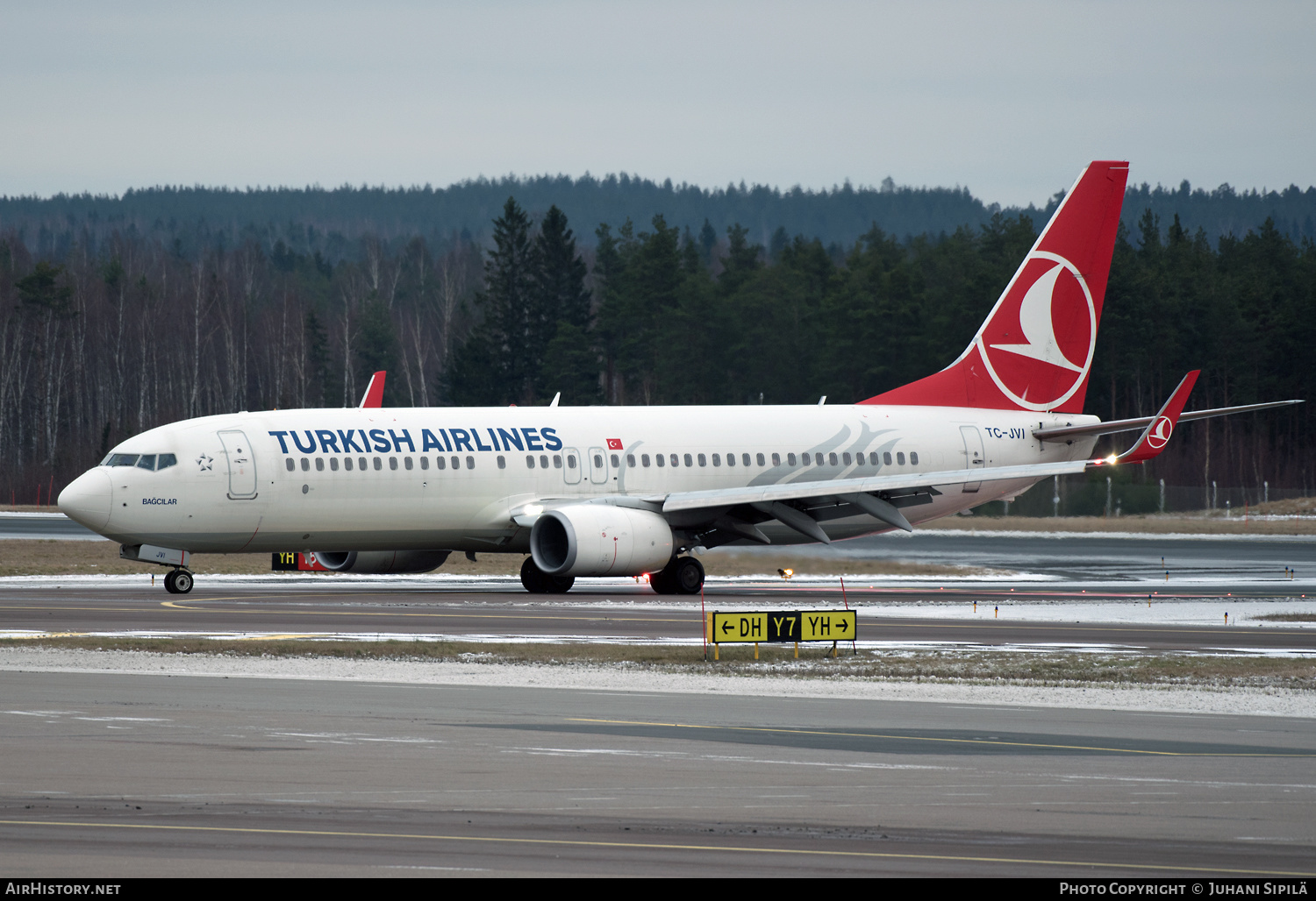 Aircraft Photo of TC-JVI | Boeing 737-8F2 | Turkish Airlines | AirHistory.net #317672