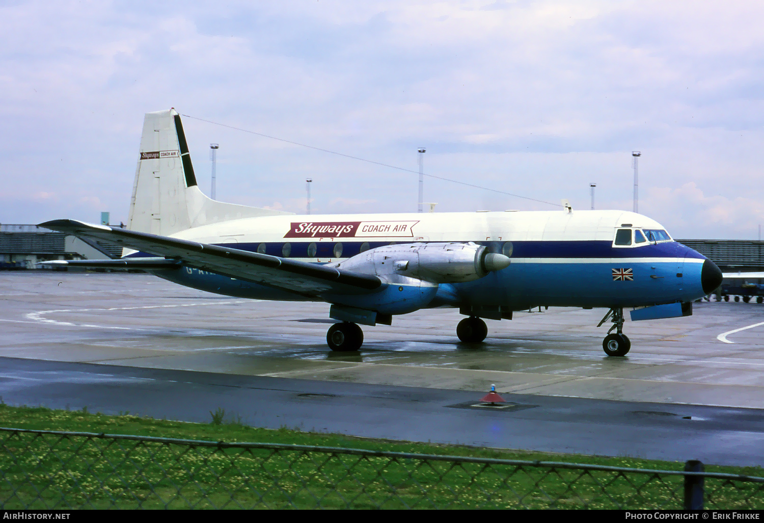 Aircraft Photo of G-ATMI | Hawker Siddeley HS-748 Srs2/225 | Skyways Coach Air | AirHistory.net #317673