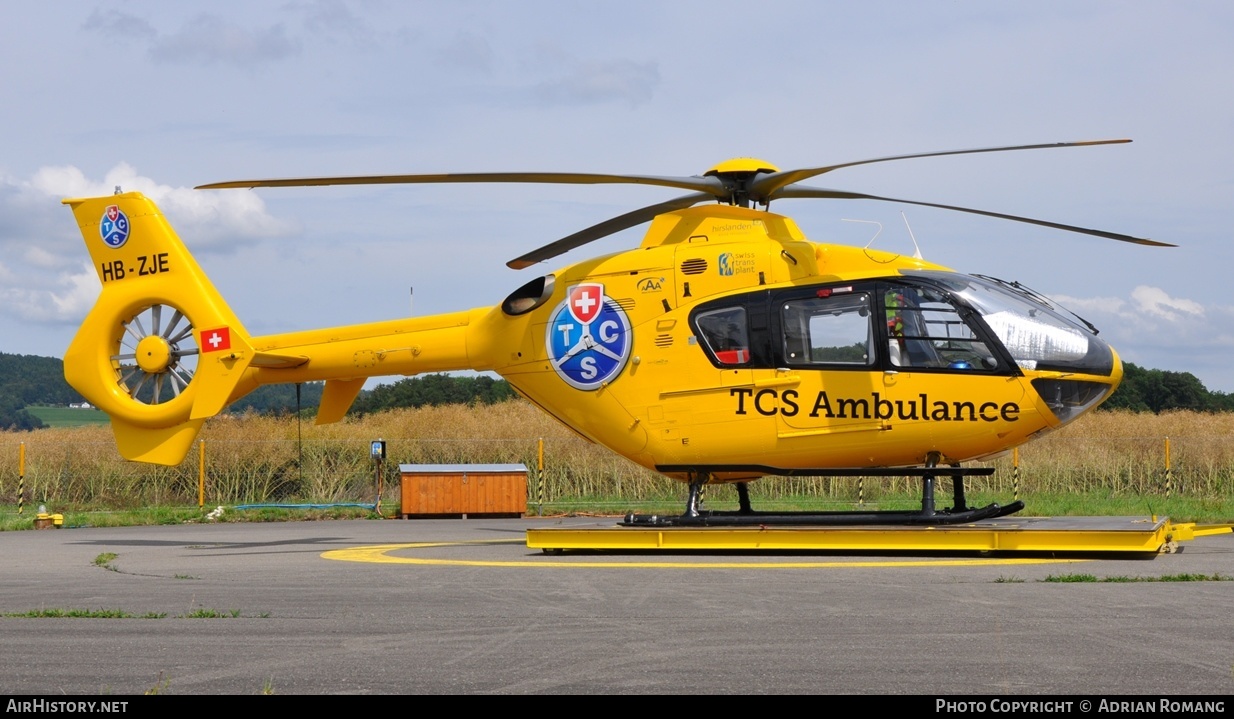 Aircraft Photo of HB-ZJE | Eurocopter EC-135P-1 | TCS - Touring Club Schweiz | AirHistory.net #317696