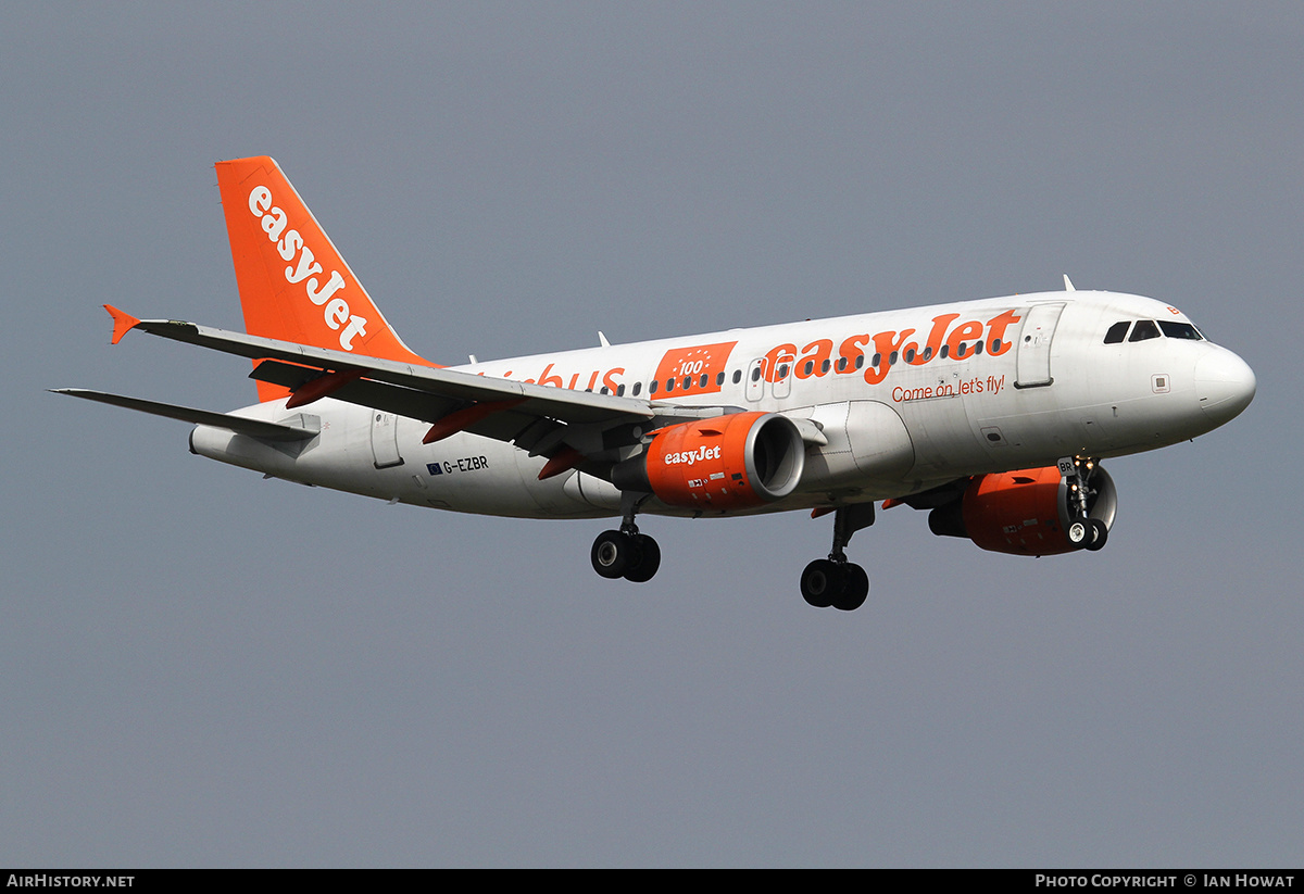 Aircraft Photo of G-EZBR | Airbus A319-111 | EasyJet | AirHistory.net #317736