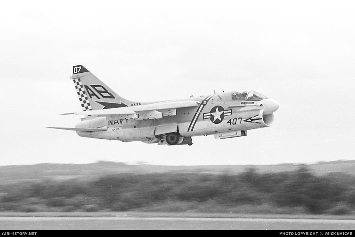 Aircraft Photo of 154375 | LTV A-7B Corsair II | USA - Navy | AirHistory.net #317748
