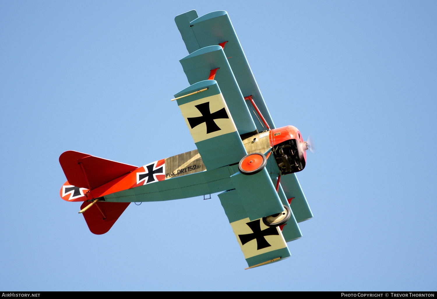 Aircraft Photo of G-BVGZ / 152/17 | Fokker Dr.1 (replica) | Germany - Air Force | AirHistory.net #317783