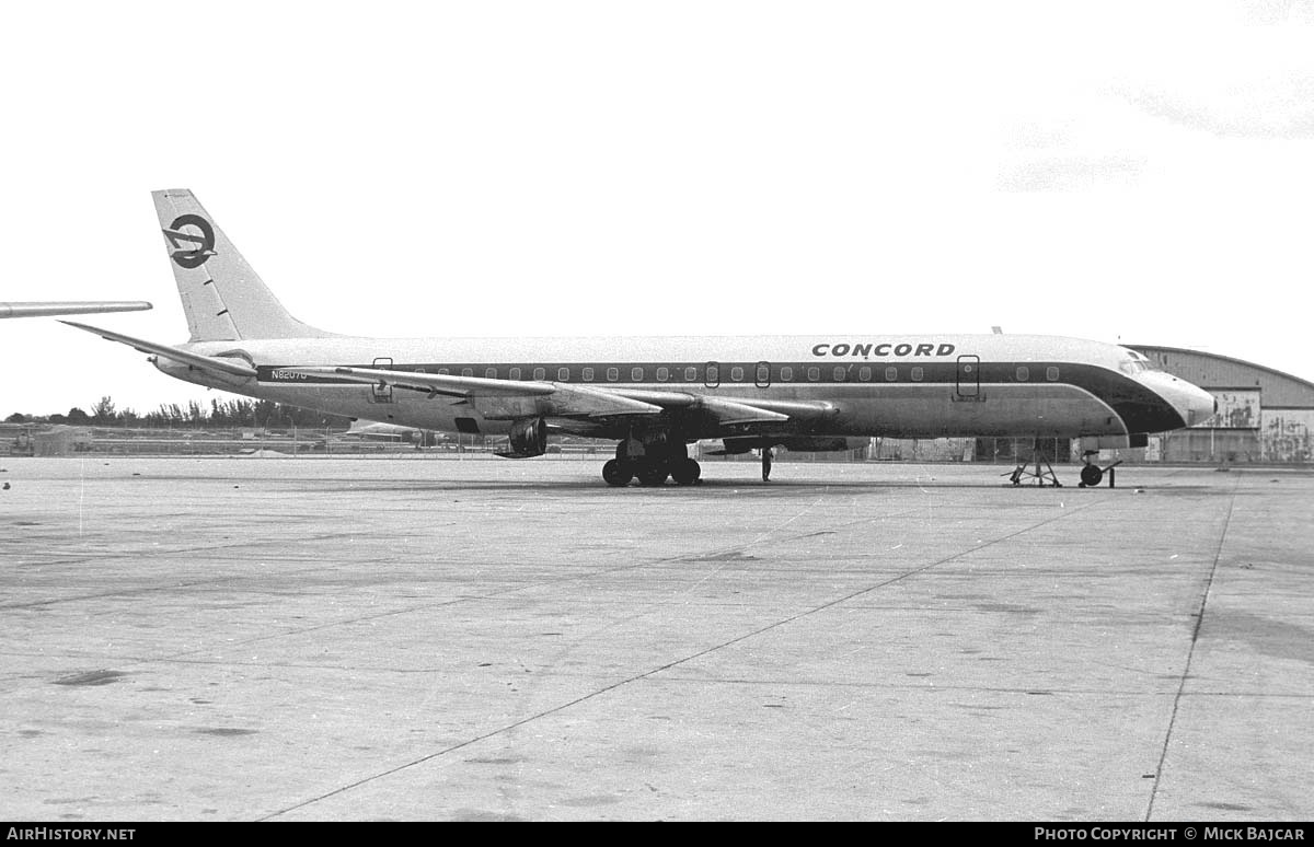 Aircraft Photo of N8207U | Douglas DC-8-31(F) | Concord International Airlines | AirHistory.net #317818