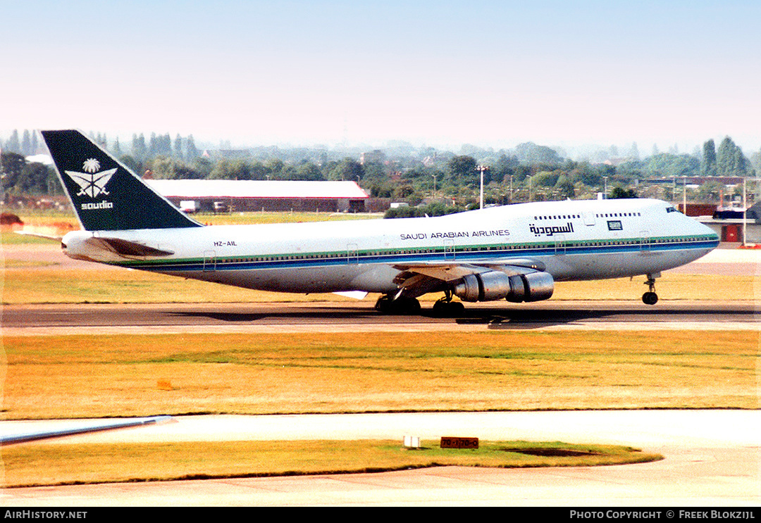 Aircraft Photo of HZ-AIL | Boeing 747-368 | Saudia - Saudi Arabian Airlines | AirHistory.net #317846