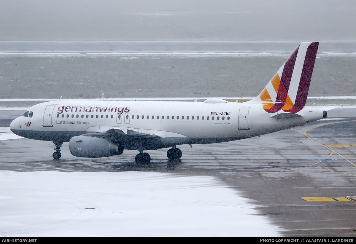 Aircraft Photo of D-AGWG | Airbus A319-132 | Germanwings | AirHistory.net #317866