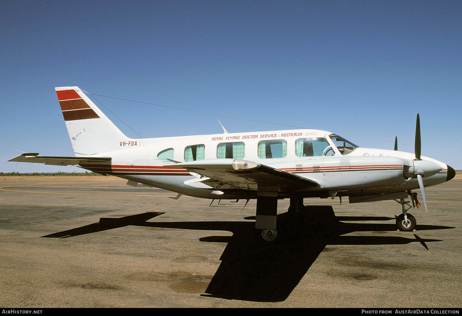 Aircraft Photo of VH-FDA | Piper PA-31-310 Navajo | Royal Flying Doctor Service - RFDS | AirHistory.net #317890