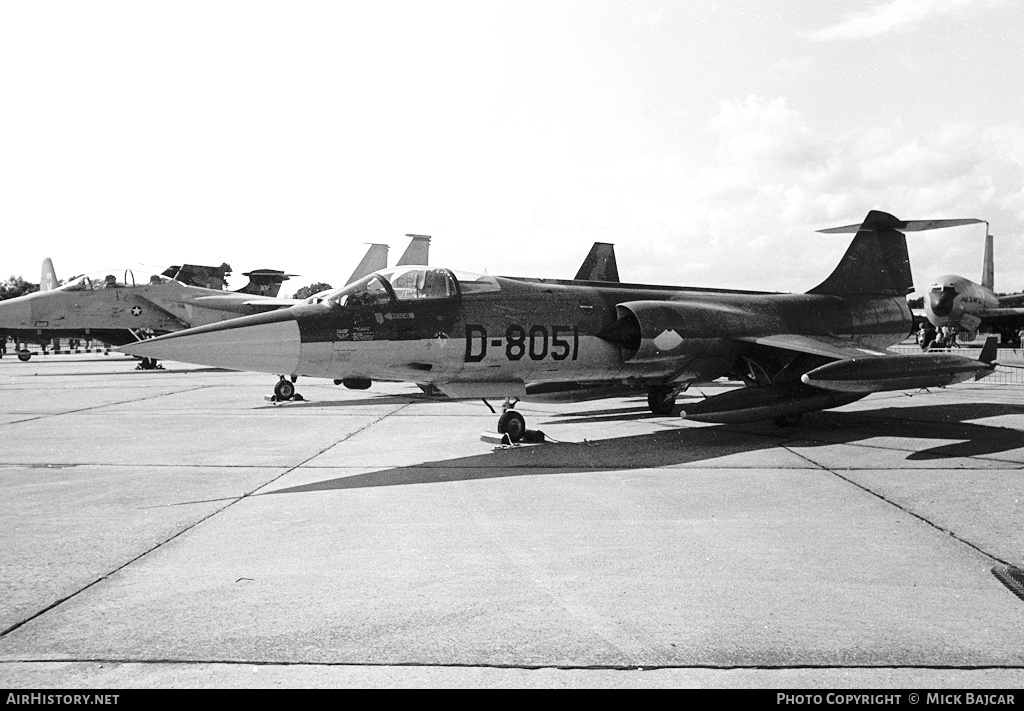 Aircraft Photo of D-8051 | Lockheed F-104G Starfighter | Netherlands - Air Force | AirHistory.net #317907