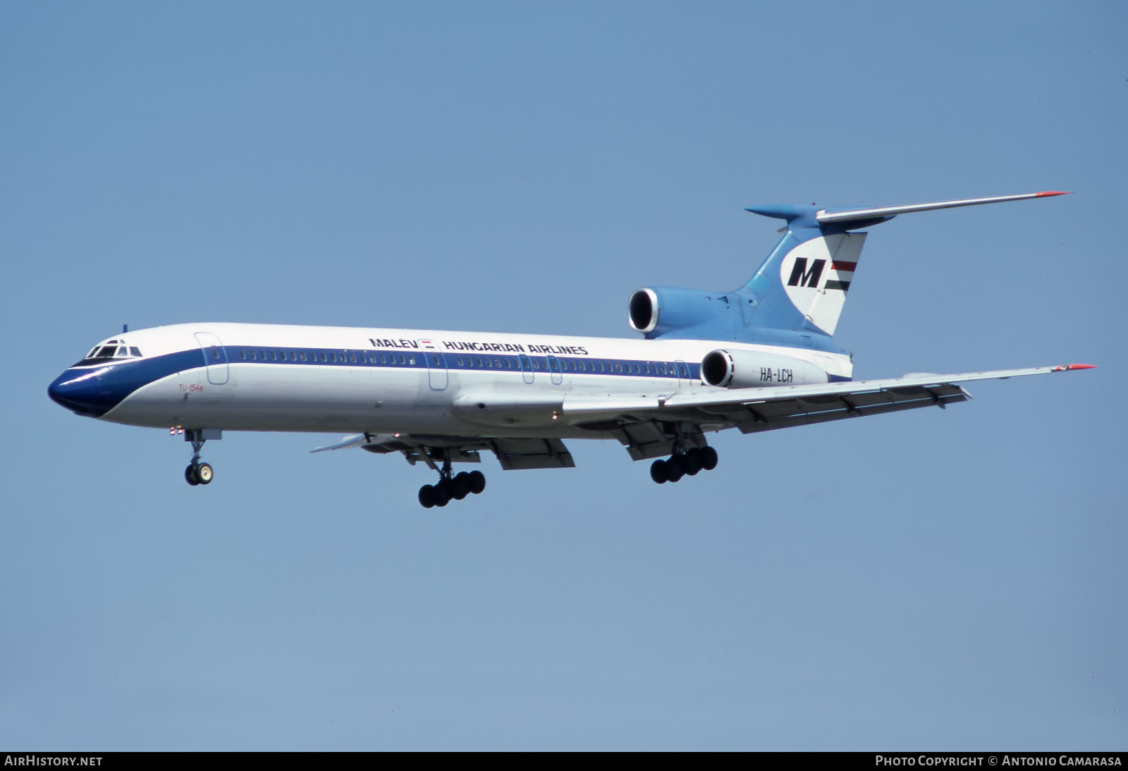 Aircraft Photo of HA-LCH | Tupolev Tu-154B | Malév - Hungarian Airlines | AirHistory.net #317913