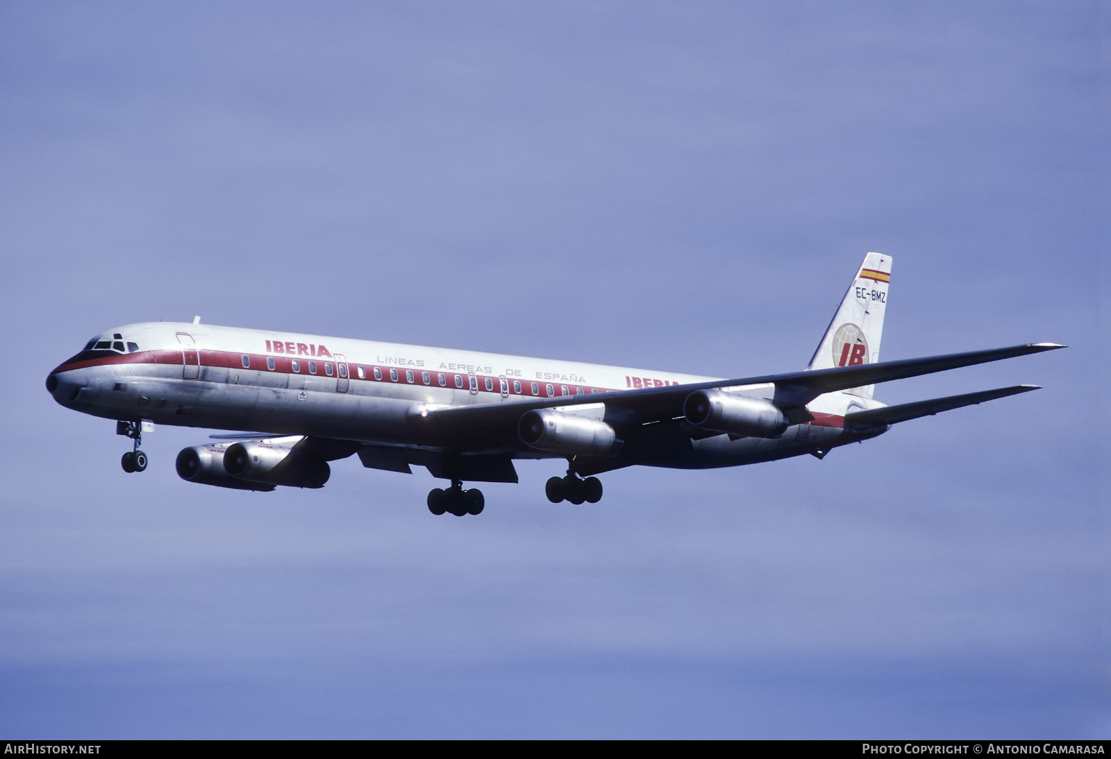 Aircraft Photo of EC-BMZ | McDonnell Douglas DC-8-63CF | Iberia | AirHistory.net #317914