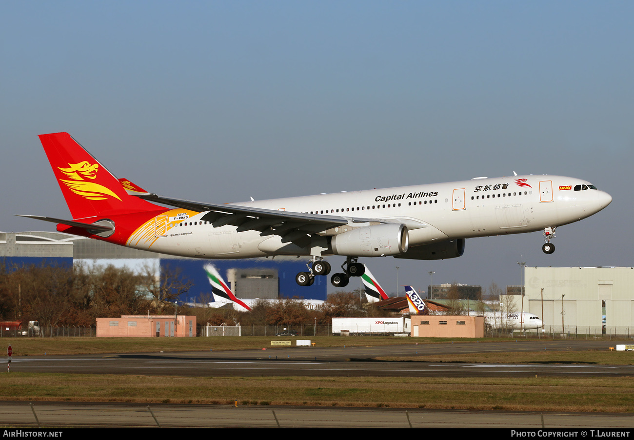Aircraft Photo of F-WWKU | Airbus A330-243 | Capital Airlines | AirHistory.net #317951
