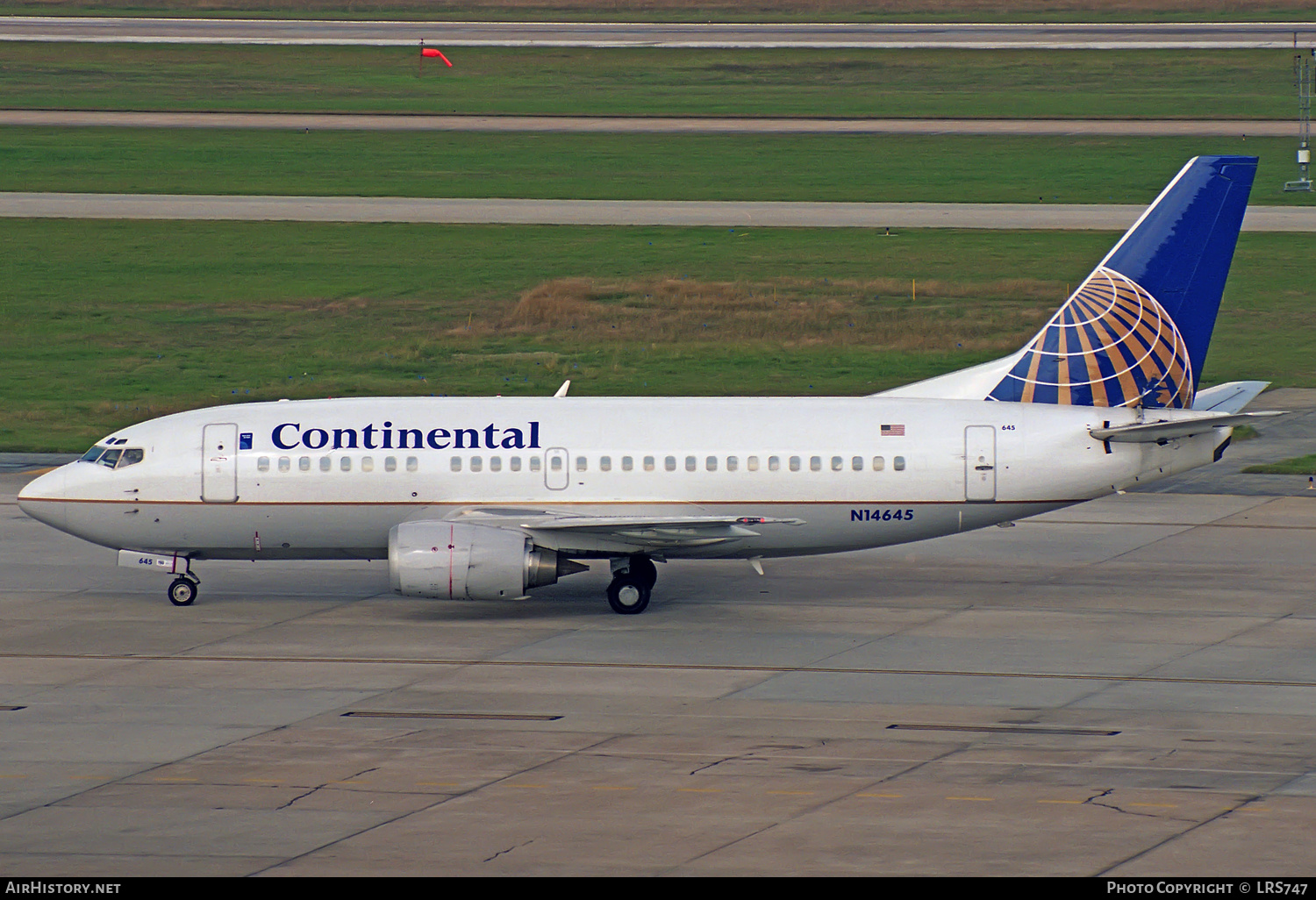 Aircraft Photo of N14645 | Boeing 737-524 | Continental Airlines | AirHistory.net #317959