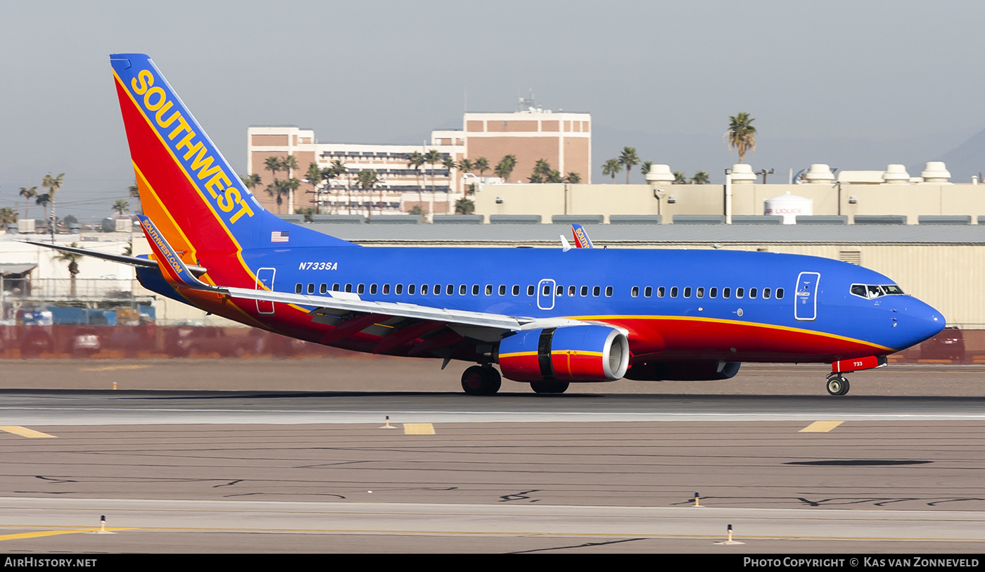 Aircraft Photo of N733SA | Boeing 737-7H4 | Southwest Airlines | AirHistory.net #317962