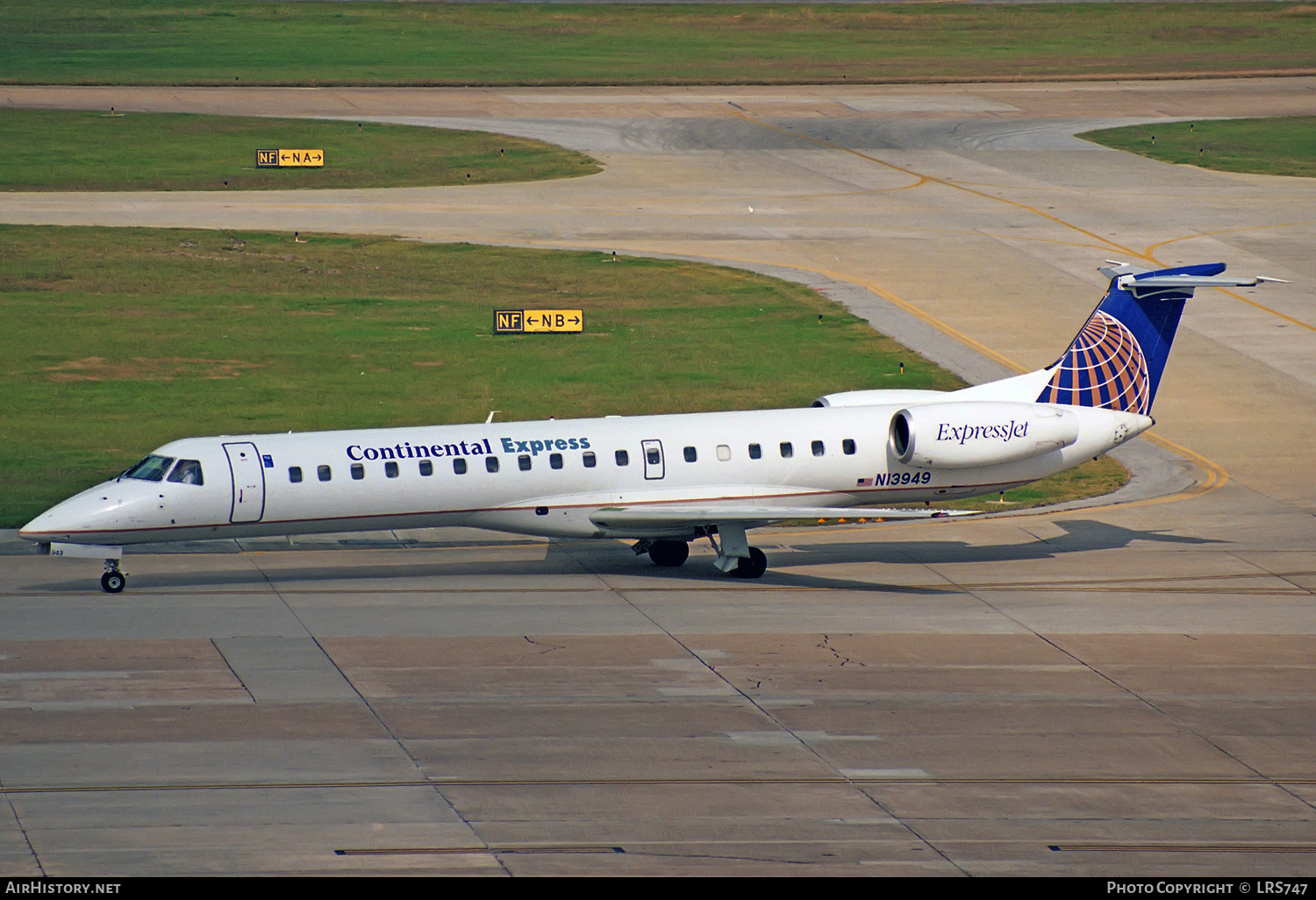 Aircraft Photo of N13949 | Embraer ERJ-145LR (EMB-145LR) | Continental Express | AirHistory.net #317963