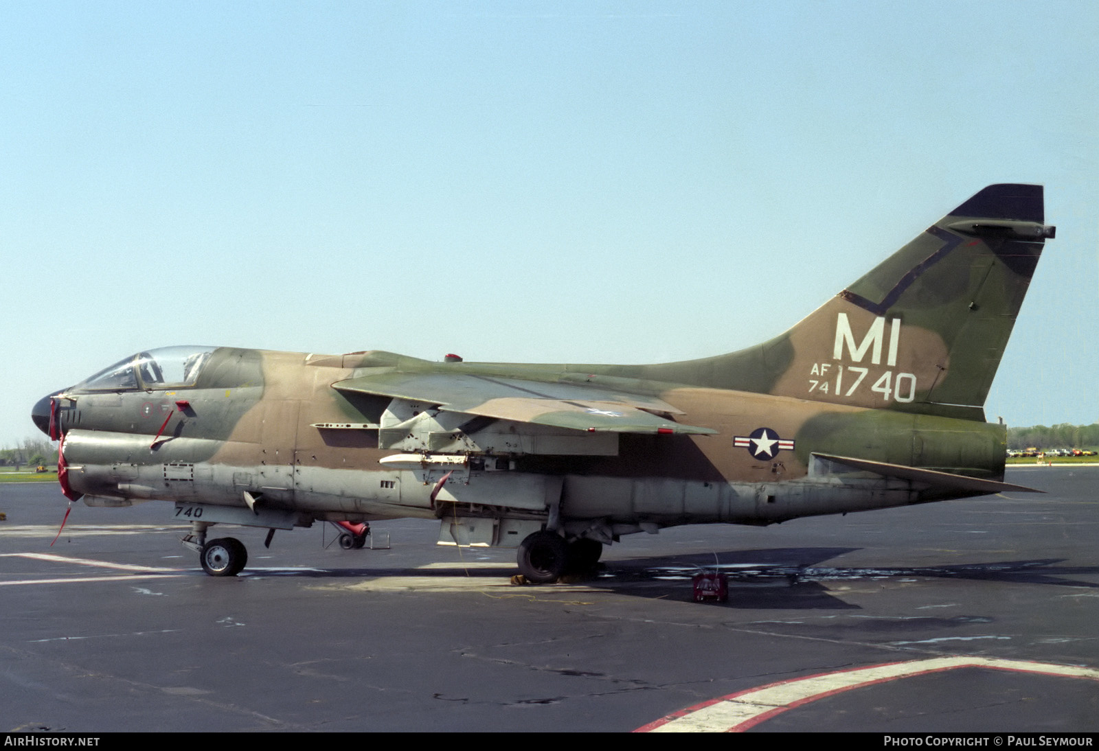 Aircraft Photo of 74-1740 / AF74-1740 | LTV A-7D Corsair II | USA - Air Force | AirHistory.net #317967