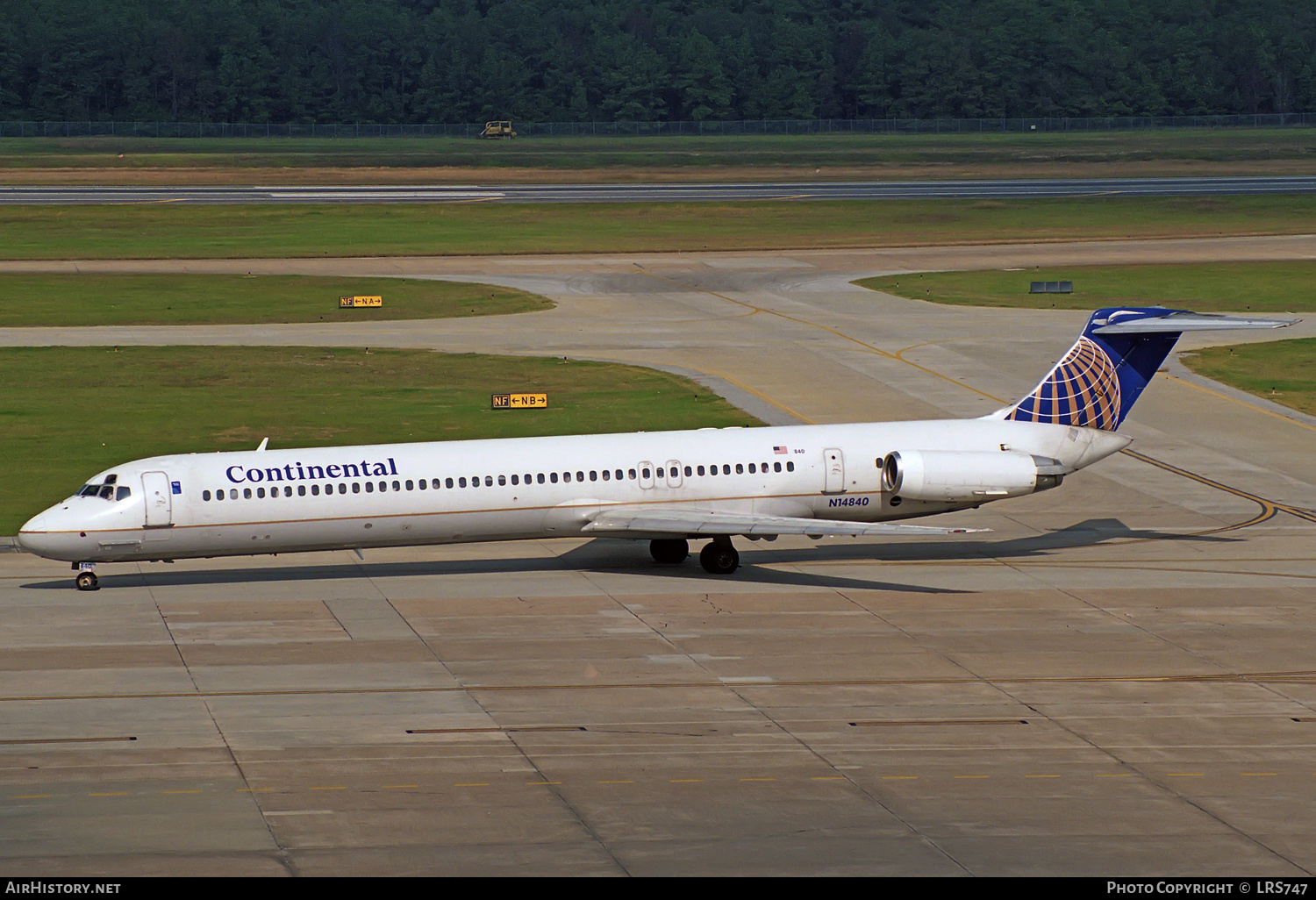 Aircraft Photo of N14840 | McDonnell Douglas MD-82 (DC-9-82) | Continental Airlines | AirHistory.net #317968