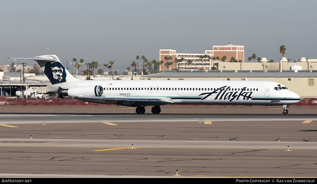 Aircraft Photo of N960AS | McDonnell Douglas MD-83 (DC-9-83) | Alaska Airlines | AirHistory.net #317995