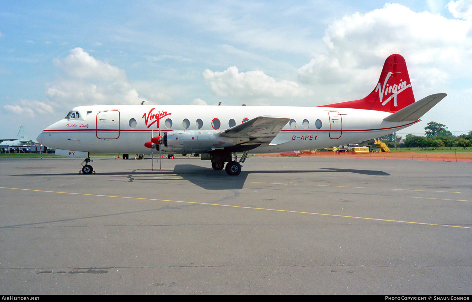 Aircraft Photo of G-APEY | Vickers 806 Viscount | Virgin Atlantic Airways | AirHistory.net #318005