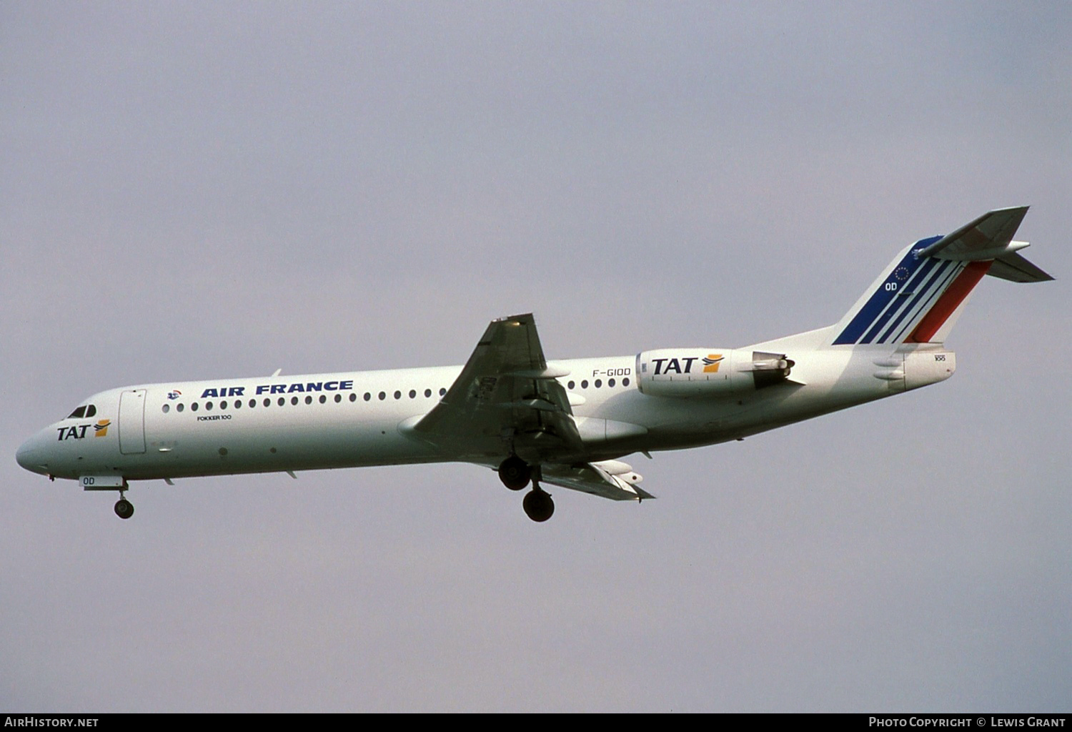Aircraft Photo of F-GIOD | Fokker 100 (F28-0100) | Air France | AirHistory.net #318059