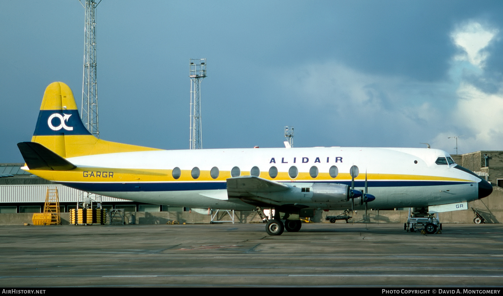 Aircraft Photo of G-ARGR | Vickers 708 Viscount | Alidair | AirHistory.net #318090