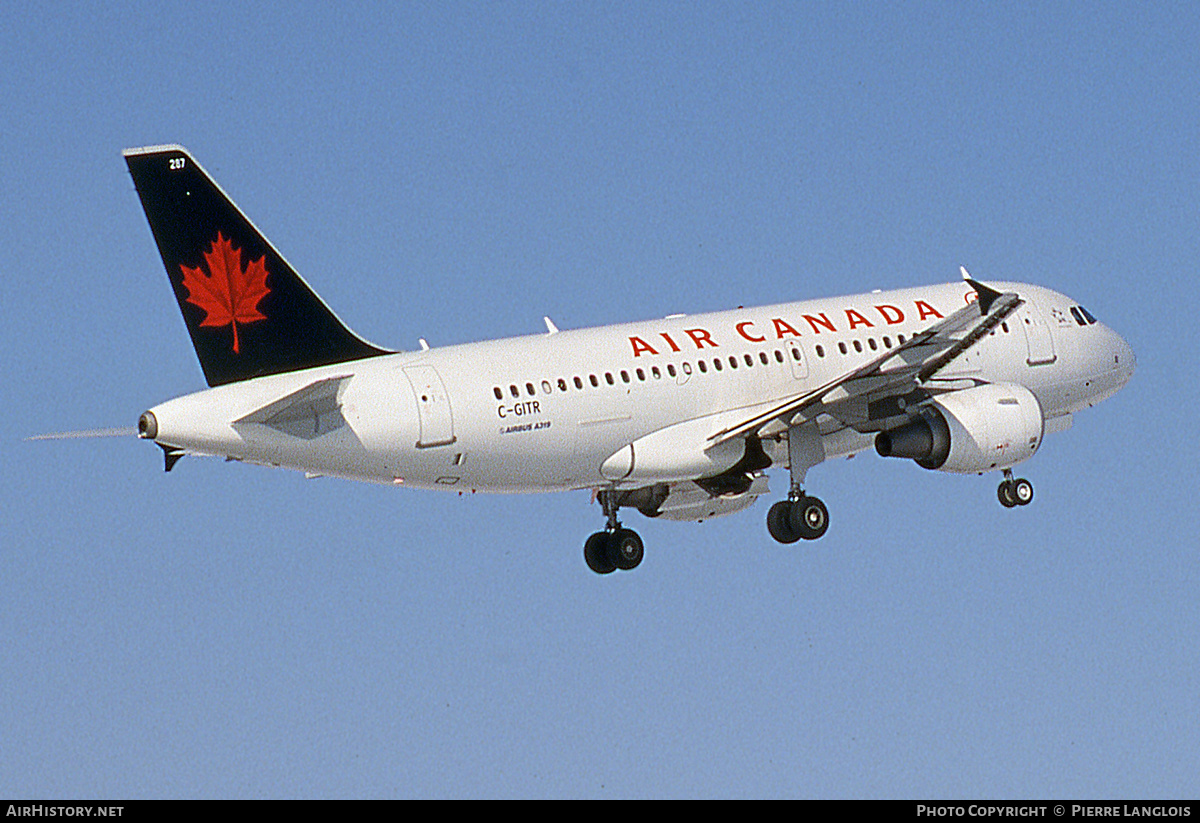 Aircraft Photo of C-GITR | Airbus A319-112 | Air Canada | AirHistory.net #318099