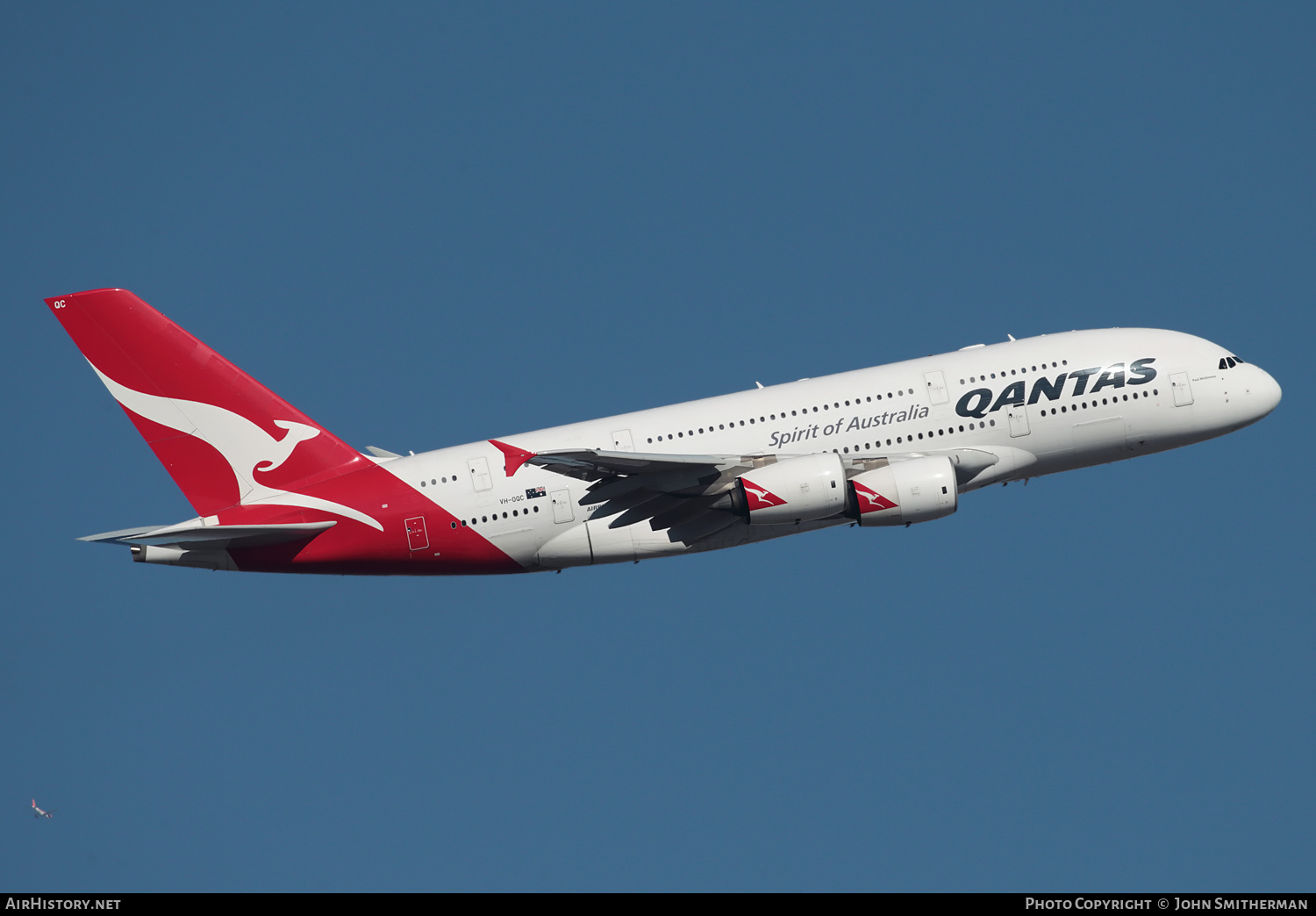 Aircraft Photo of VH-OQC | Airbus A380-842 | Qantas | AirHistory.net #318108