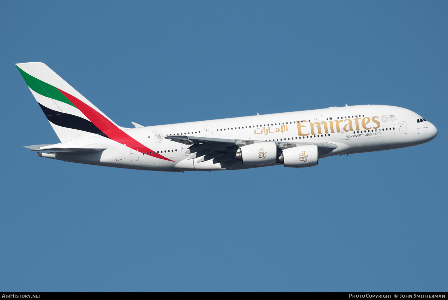 Aircraft Photo of A6-EDI | Airbus A380-861 | Emirates | AirHistory.net #318130