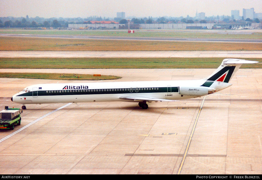 Aircraft Photo of I-DAWC | McDonnell Douglas MD-82 (DC-9-82) | Alitalia | AirHistory.net #318135