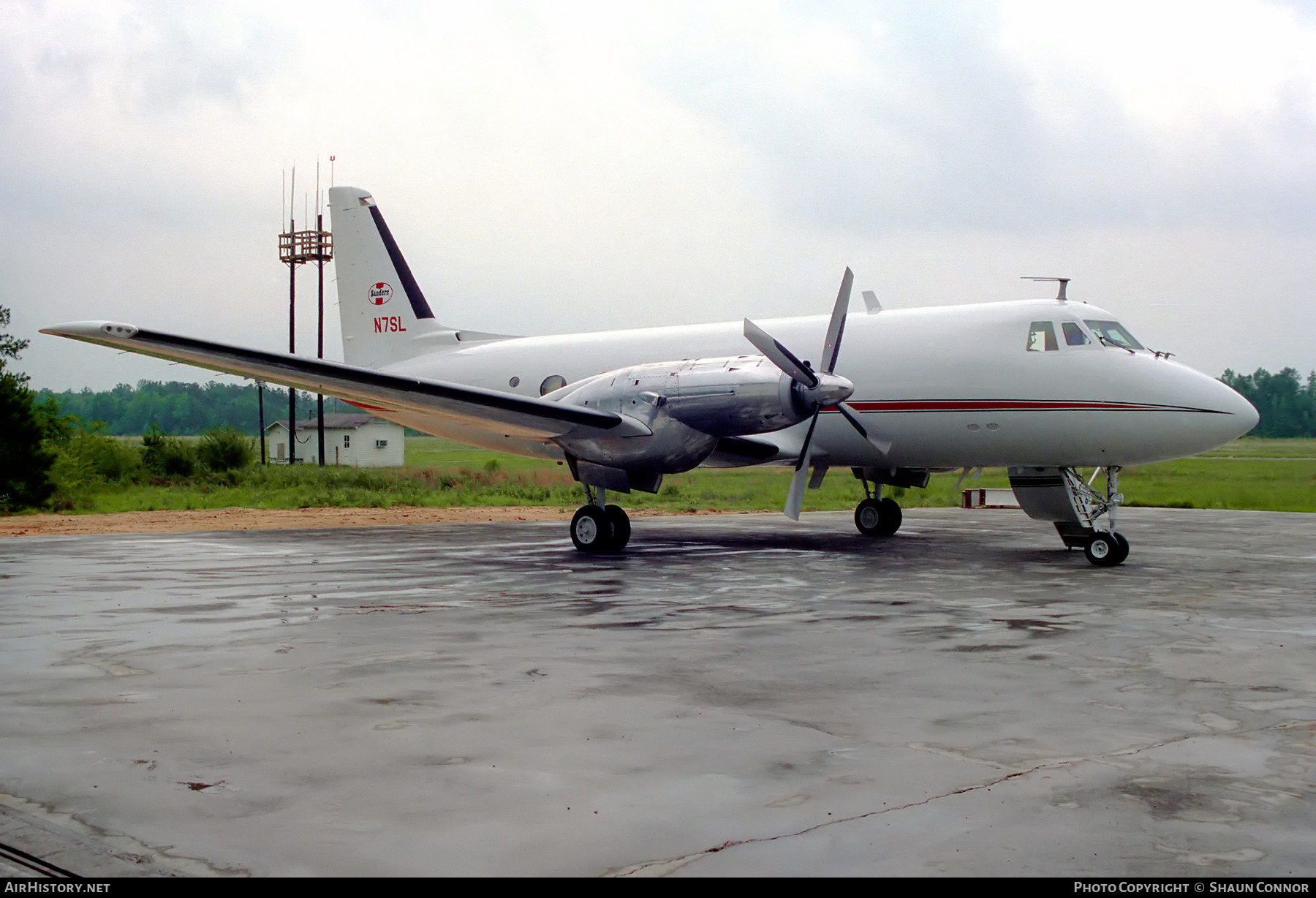 Aircraft Photo of N7SL | Grumman G-159... Gulfstream I | Wiley Sanders | AirHistory.net #318155
