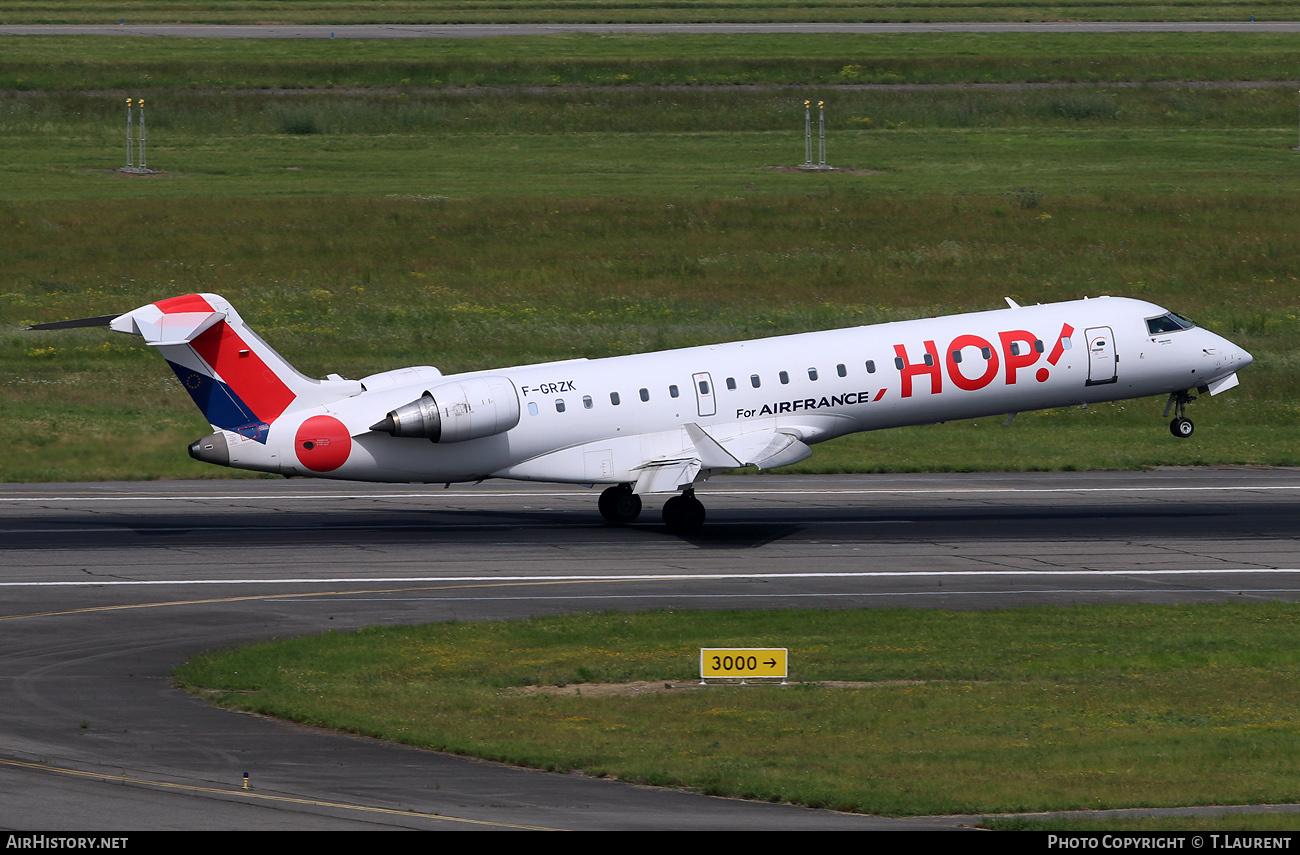 Aircraft Photo of F-GRZK | Bombardier CRJ-702 (CL-600-2C10) | Hop! | AirHistory.net #318164