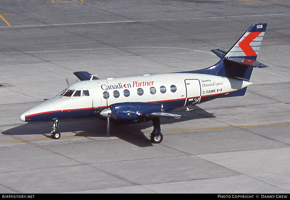 Aircraft Photo of C-FAMK | British Aerospace BAe-3112 Jetstream 31 | Canadian Partner | AirHistory.net #318192