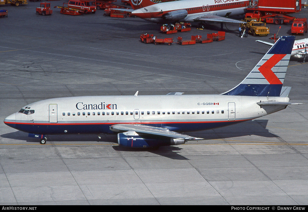 Aircraft Photo of C-GQBH | Boeing 737-296/Adv | Canadian Airlines | AirHistory.net #318194