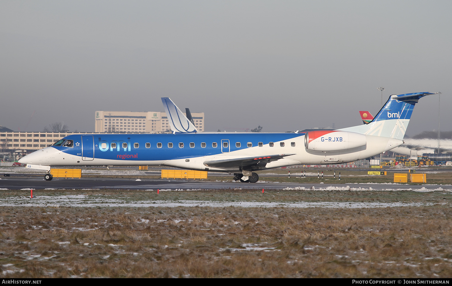 Aircraft Photo of G-RJXB | Embraer ERJ-145EP (EMB-145EP) | BMI Regional | AirHistory.net #318200