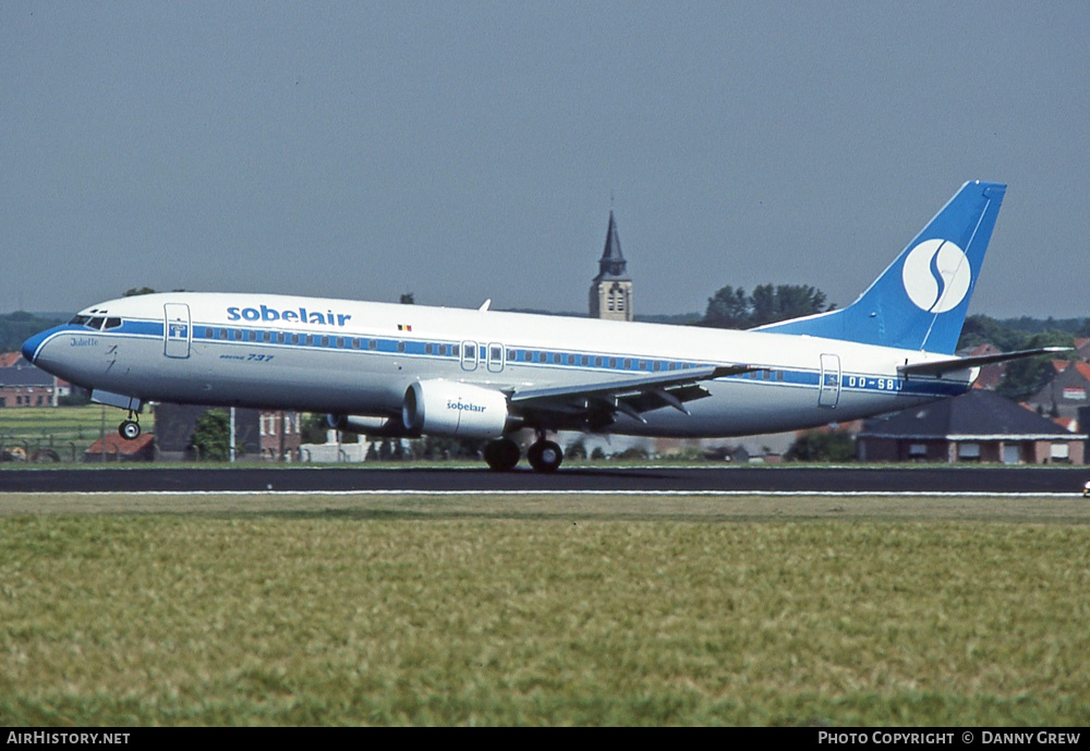 Aircraft Photo of OO-SBJ | Boeing 737-46B | Sobelair | AirHistory.net #318240