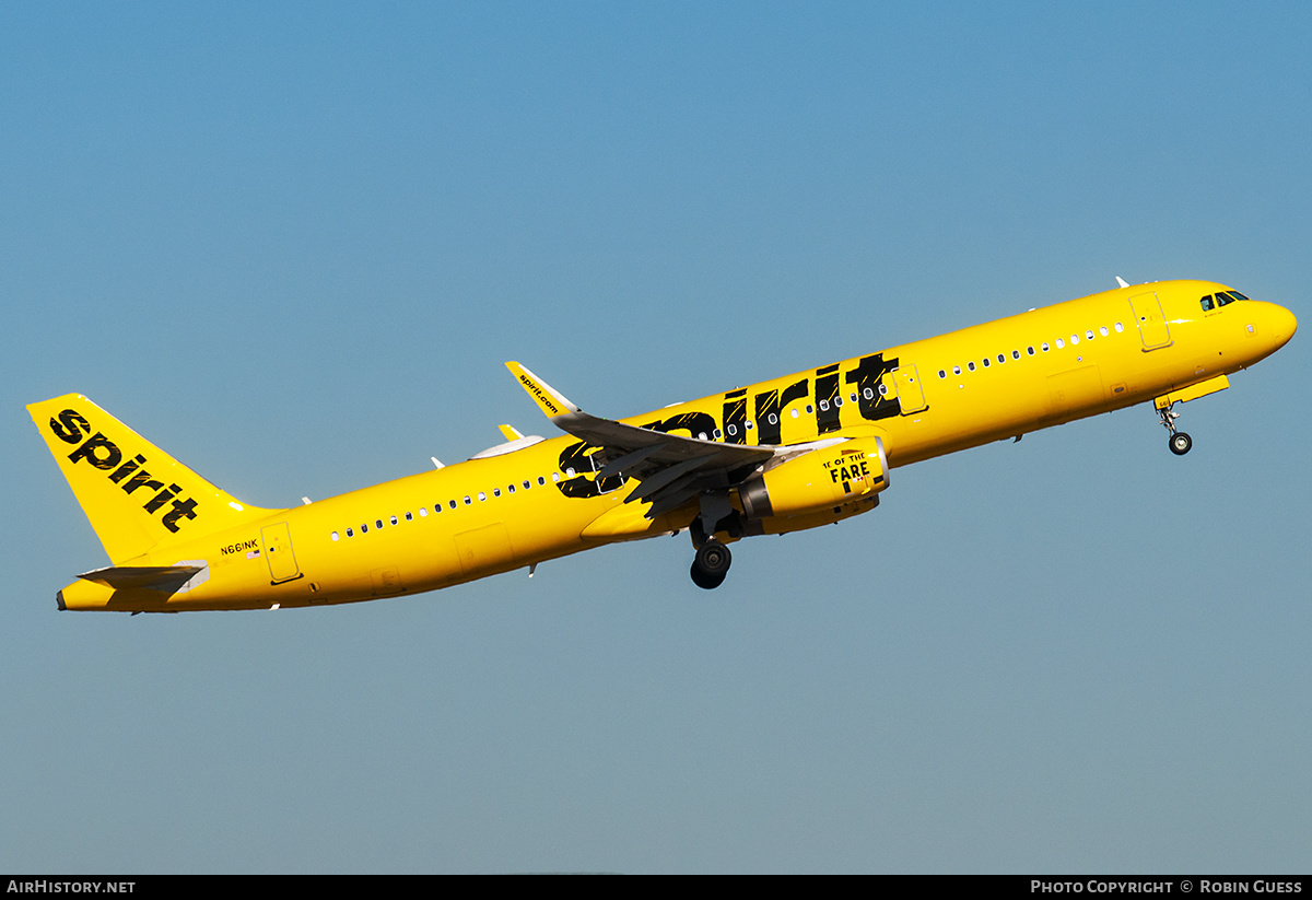 Aircraft Photo of N661NK | Airbus A321-231 | Spirit Airlines | AirHistory.net #318258