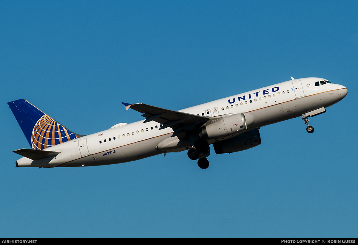 Aircraft Photo of N429UA | Airbus A320-232 | United Airlines | AirHistory.net #318264