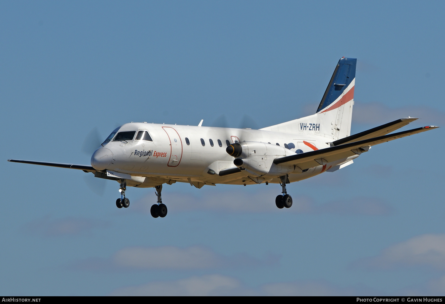 Aircraft Photo of VH-ZRH | Saab 340B | REX - Regional Express | AirHistory.net #318266