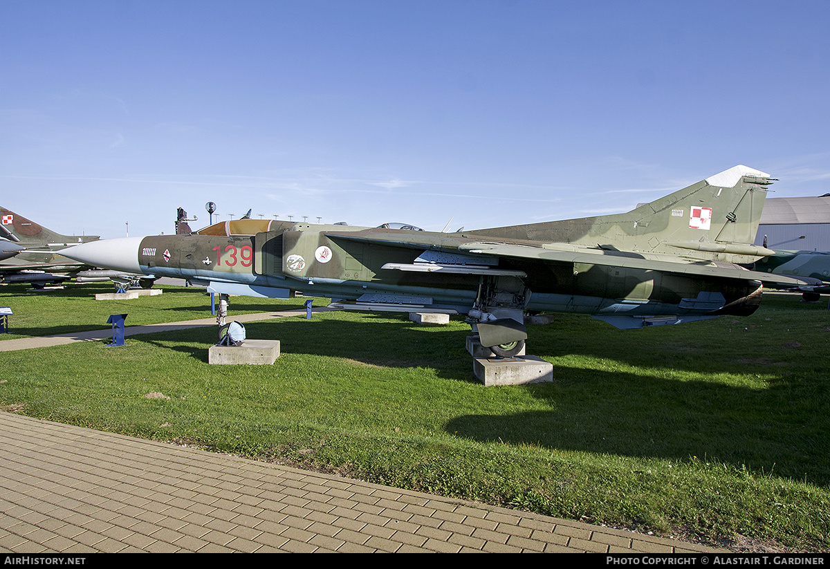 Aircraft Photo of 139 | Mikoyan-Gurevich MiG-23MF | Poland - Air Force | AirHistory.net #318279